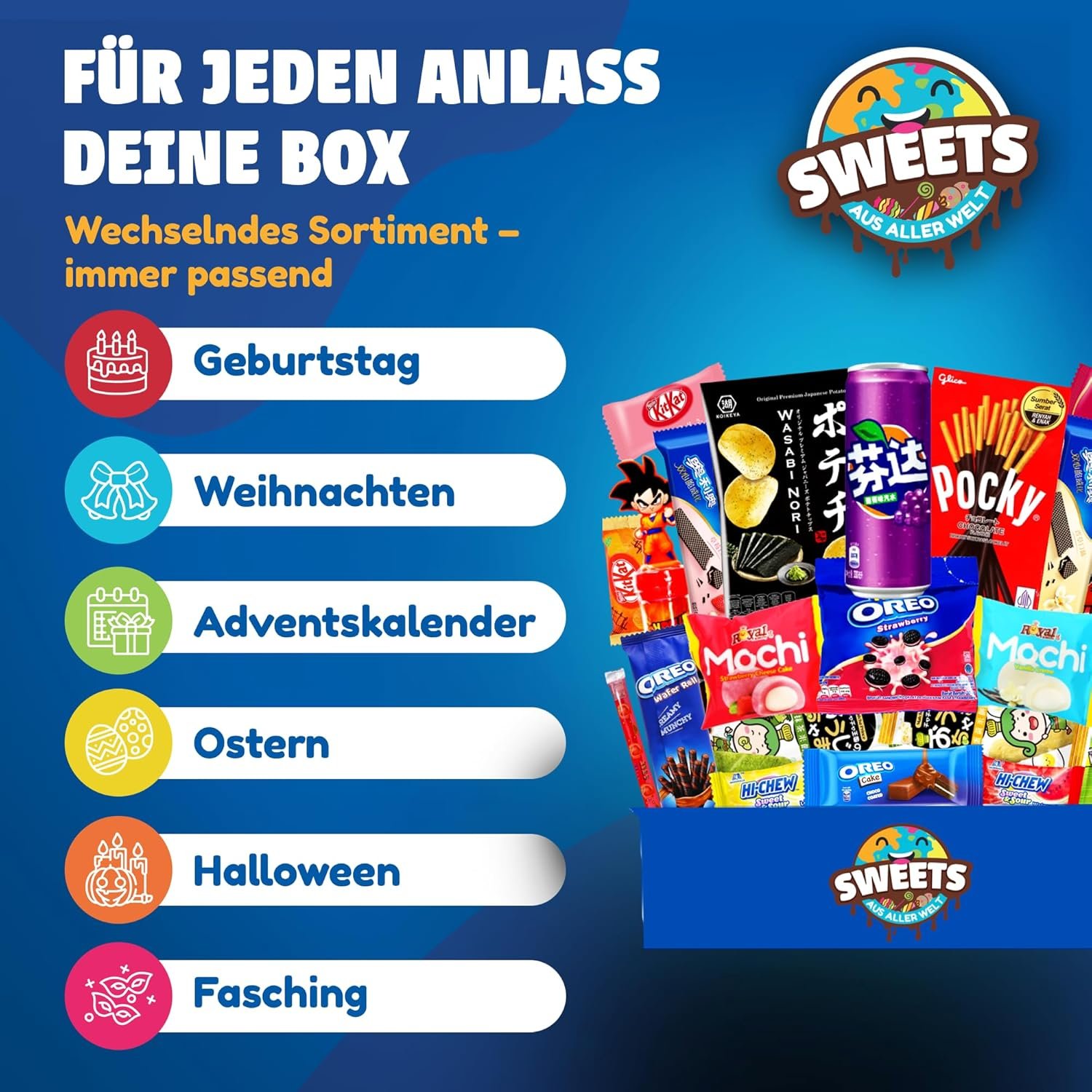 Asiatische Süßigkeiten Box XL - Leckere Japanische, koreanische, Vietnamesische & weitere Snacks von Sweets aus aller Welt - Image 2